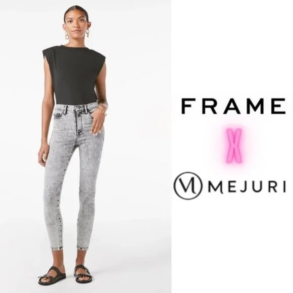 Frame Denim Denim - Frame x Mejuri Ali High Rise Skinny Jeans in Venom Size 28